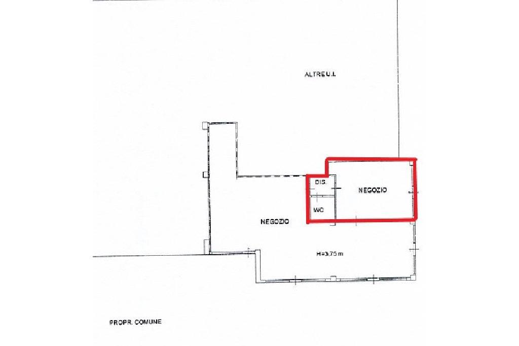 Negozio in Via Piave 28, Brescia, {3} - Planimetria 1