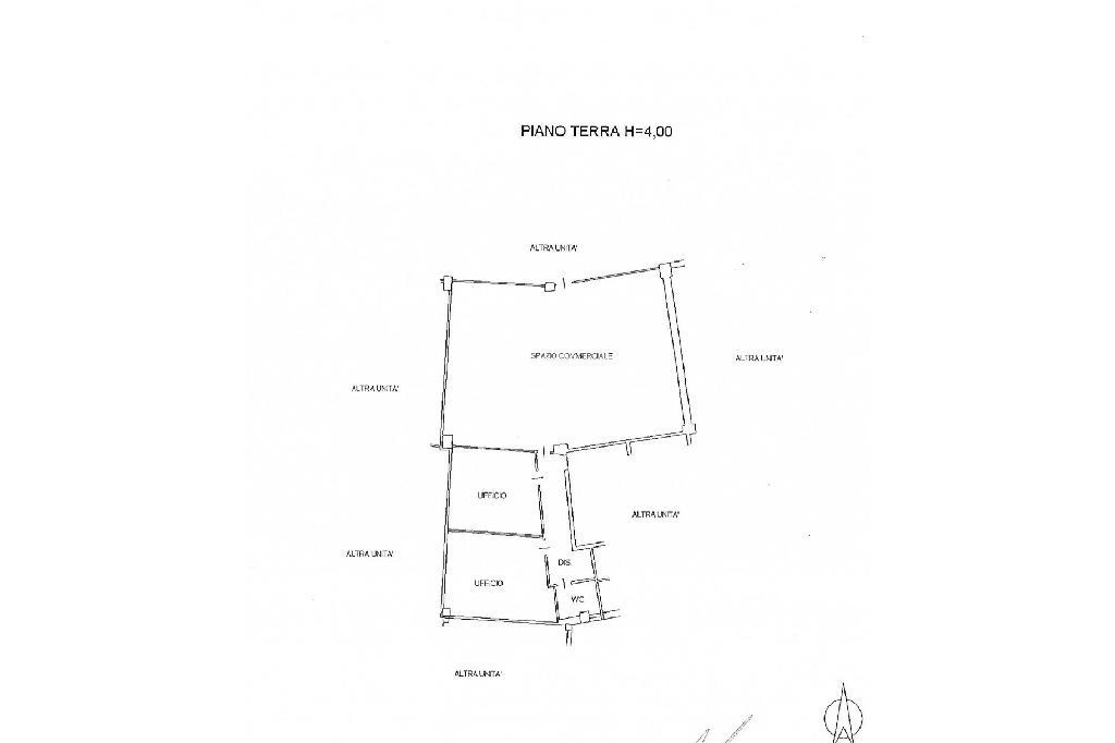 Palazzina commerciale in Viale Sant'Eufemia 94, Brescia, {3} - Planimetria 1
