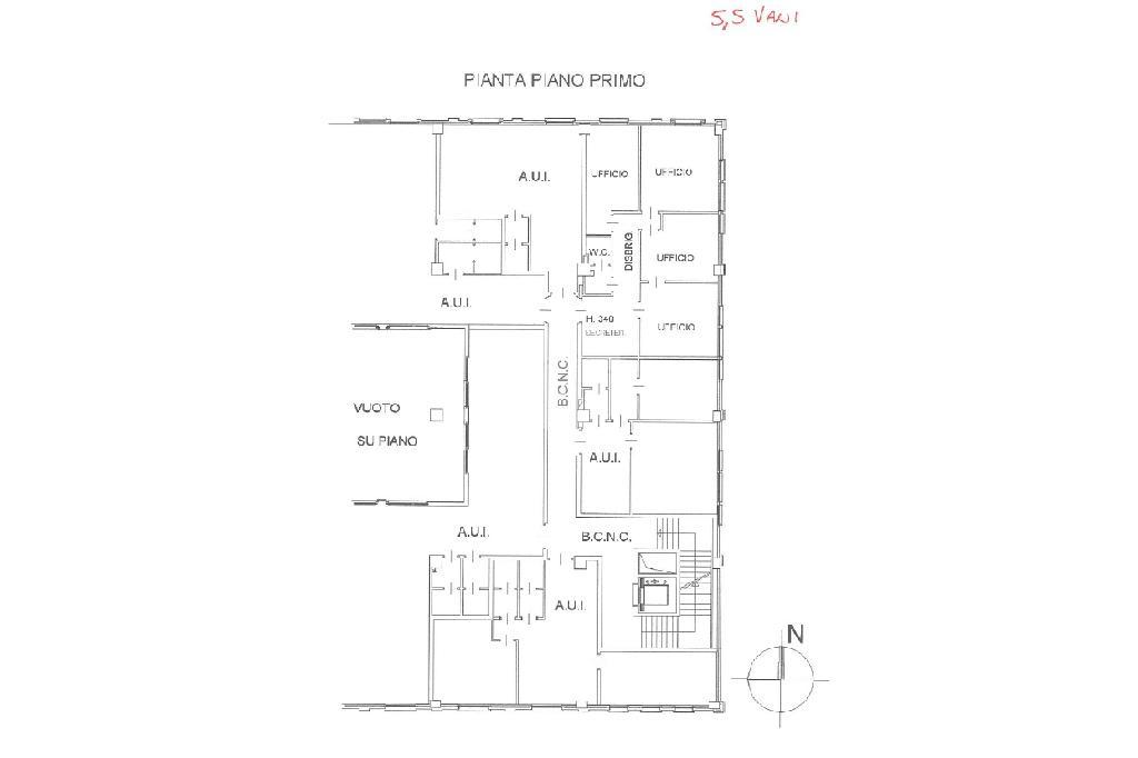 Ufficio in Borgo Pietro Wuhrer 89, Brescia, {3} - Planimetria 1