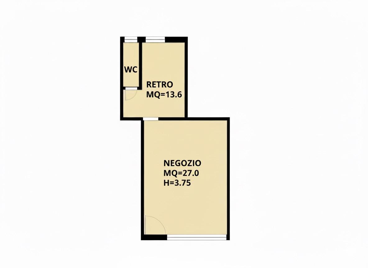 Negozio in , Abano Terme, {3} - Planimetria 1