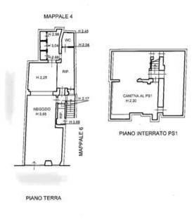 Negozio in Piazza San Michele, Lucca, {3} - Planimetria 1