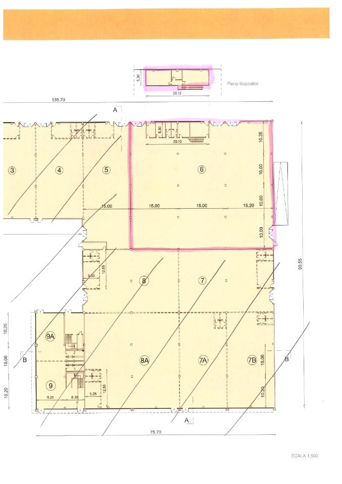 Capannone in Via Liguria 19, Peschiera Borromeo, {3} - Planimetria 1