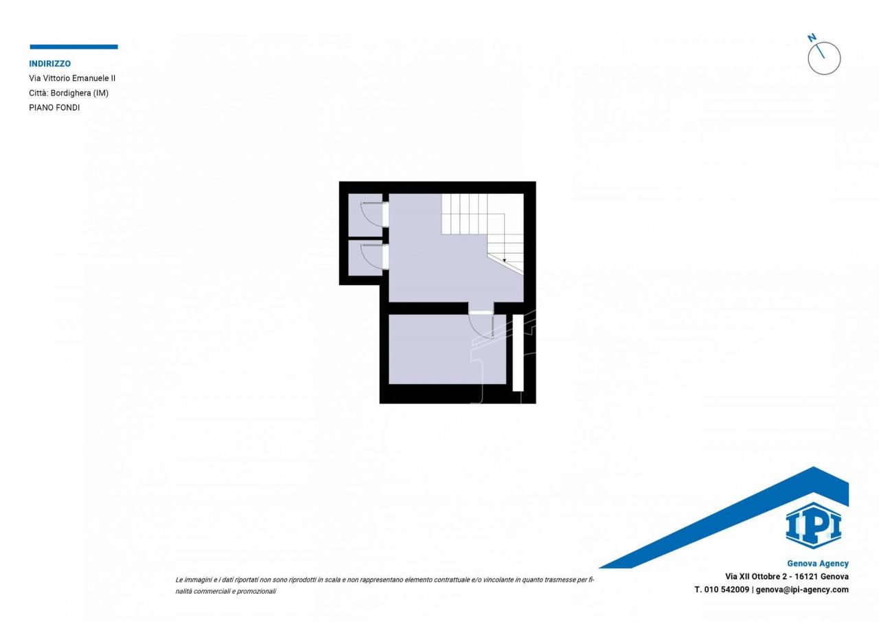 Negozio in Via Vittorio Emanuele II, Bordighera, {3} - Planimetria 1