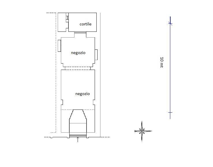 Negozio in Via San Maurizio, Imperia, {3} - Planimetria 1