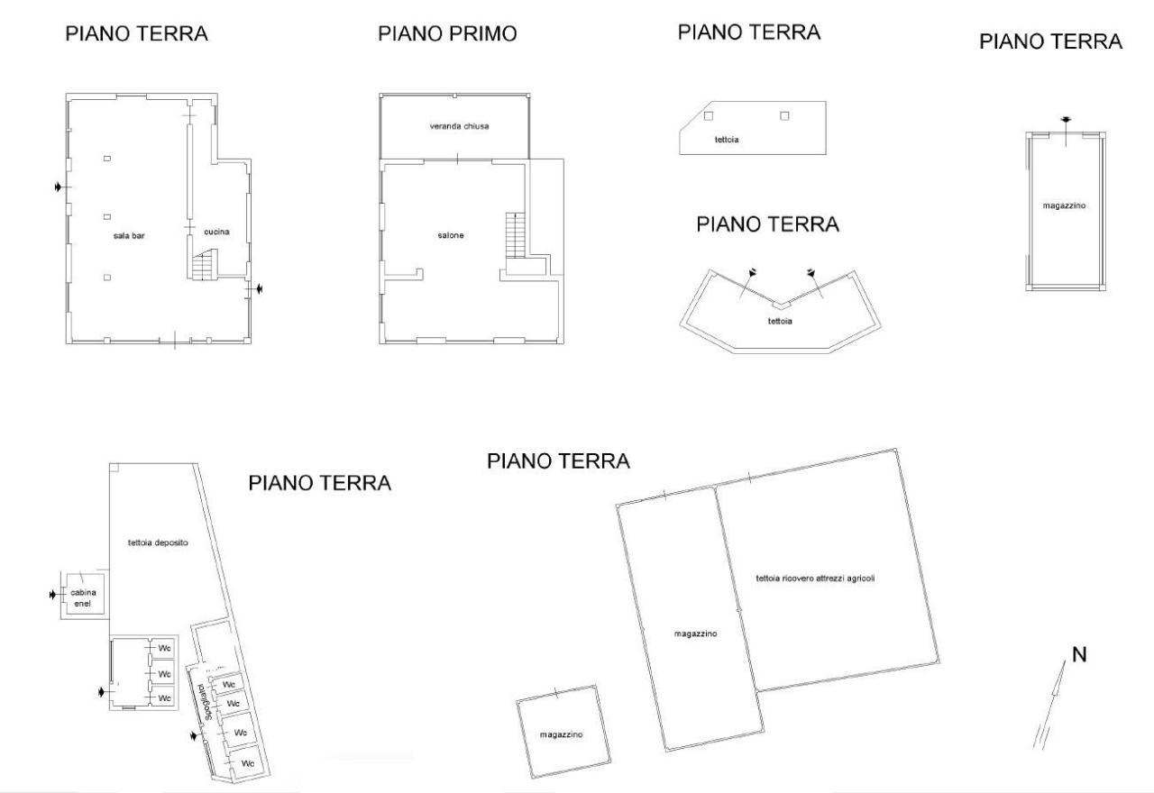 Negozio in Località Lido, Predosa, {3} - Planimetria 1