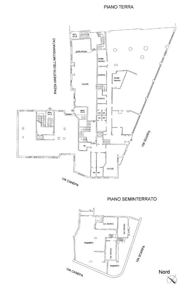Negozio in Via Scarpa, Savona, {3} - Planimetria 1