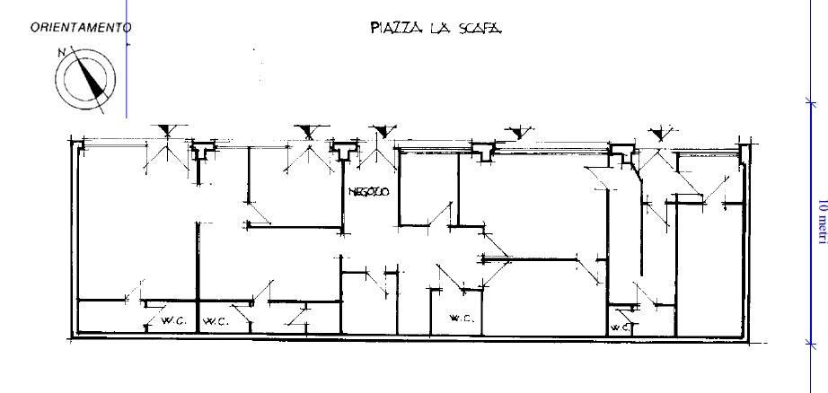 Negozio in Piazza La Scafa, Lavagna, {3} - Planimetria 1