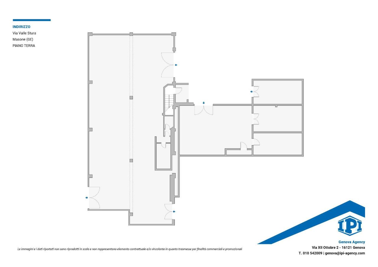 Capannone in Via Valle Stura, Masone, {3} - Planimetria 1