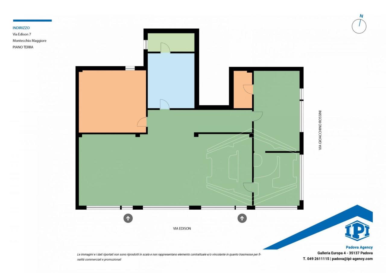 Negozio in Via Edison 7, Montecchio Maggiore, {3} - Planimetria 1