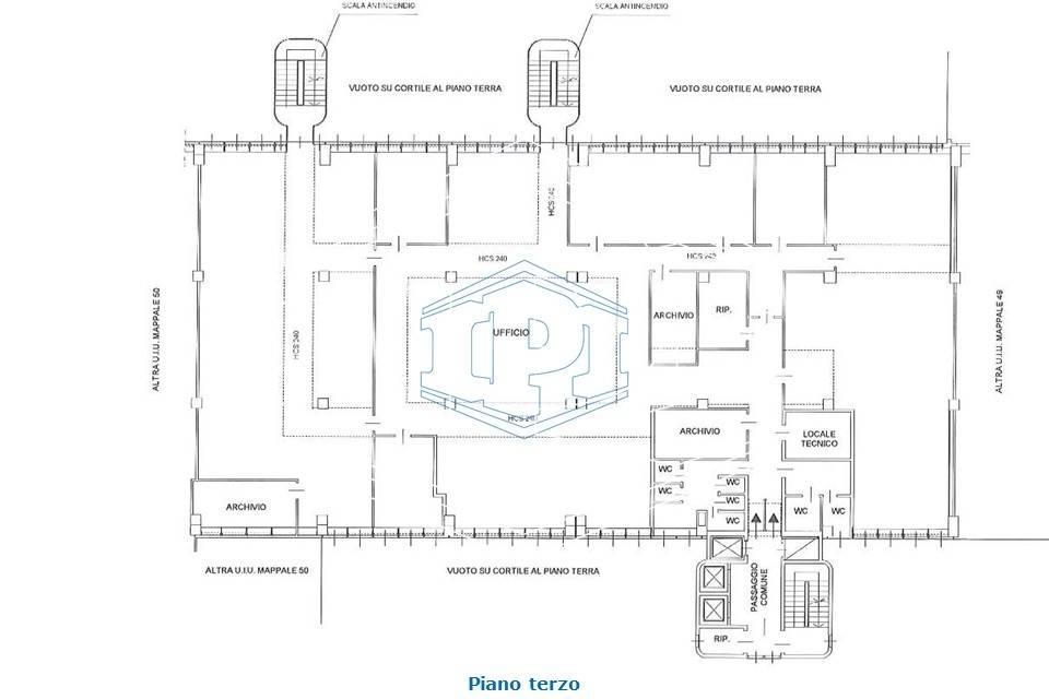 Ufficio in Strada 3 Palazzo B5, Assago, {3} - Planimetria 1