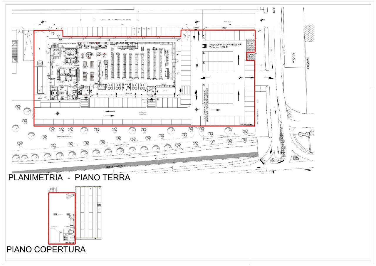 Negozio in Strada Provinciale dei Giovi Via Panagulis, Casarile, {3} - Planimetria 1