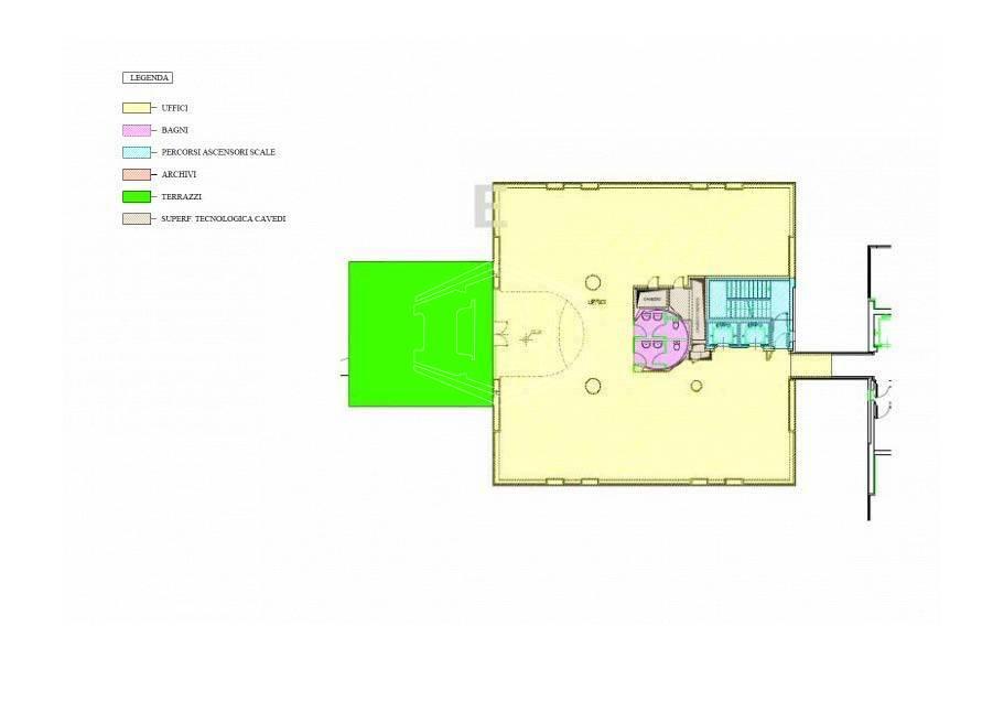 Ufficio in Via Lorenteggio 270/a Edif, Milano, {3} - Planimetria 1