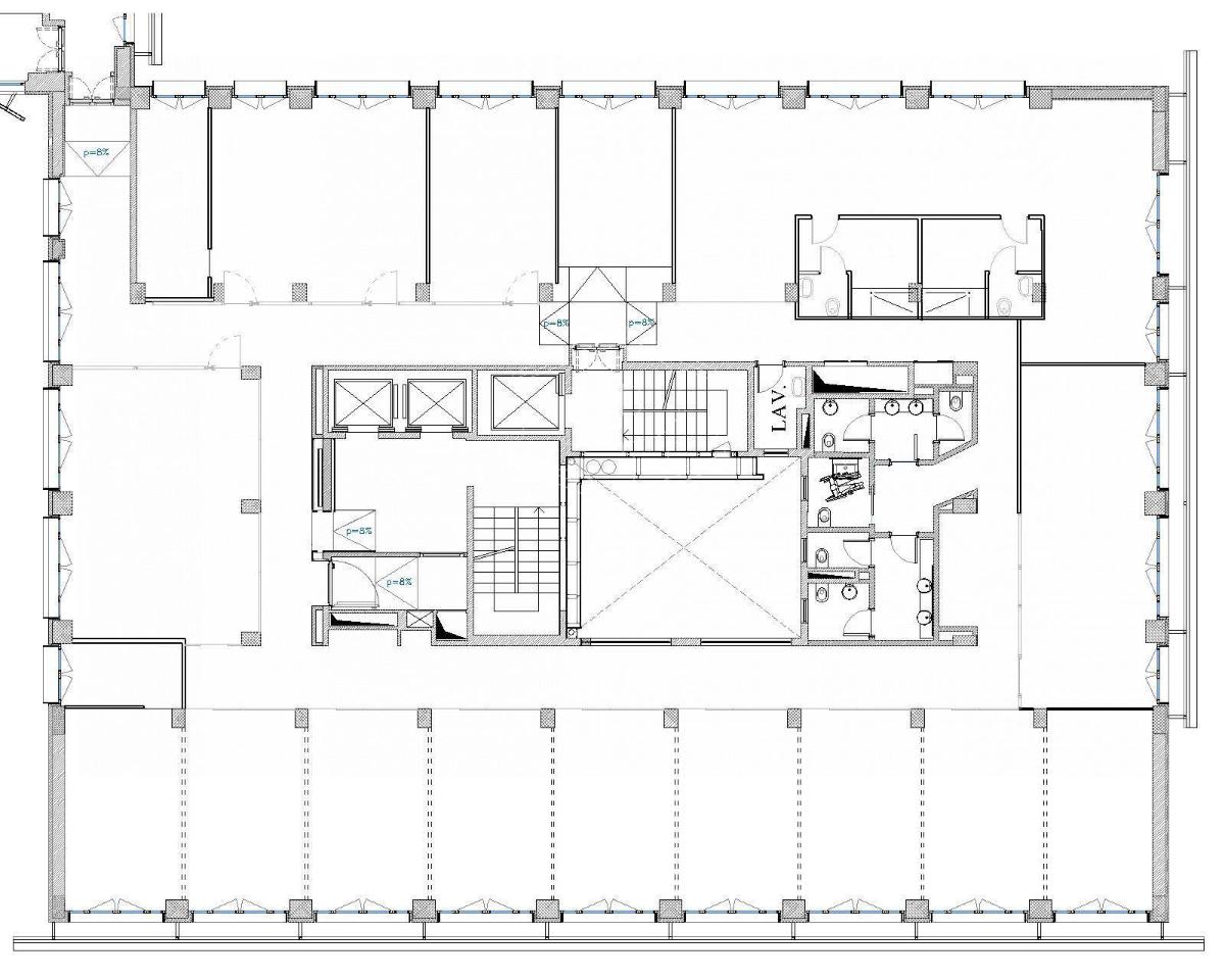 Ufficio in Via Elio Vittorini 129, Roma, {3} - Planimetria 1