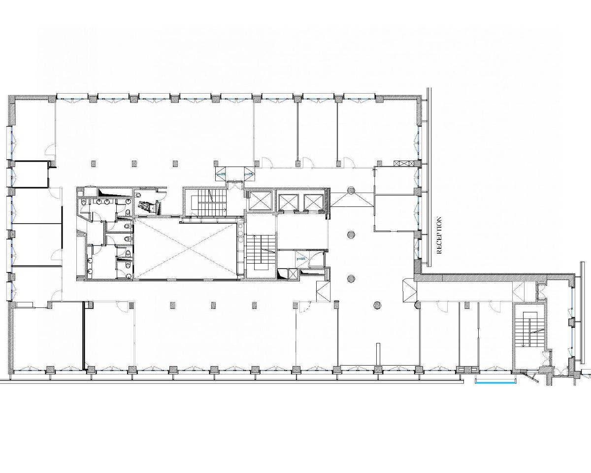 Ufficio in Via Elio Vittorini 129, Roma, {3} - Planimetria 1