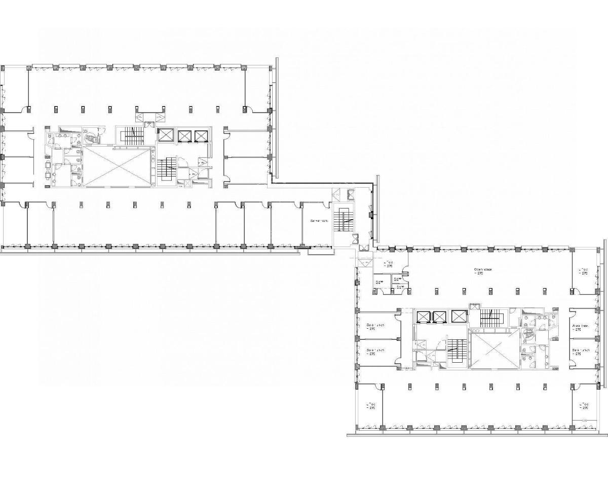 Ufficio in Via Elio Vittorini 129, Roma, {3} - Planimetria 1