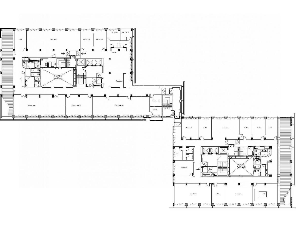 Ufficio in Via Elio Vittorini 129, Roma, {3} - Planimetria 1