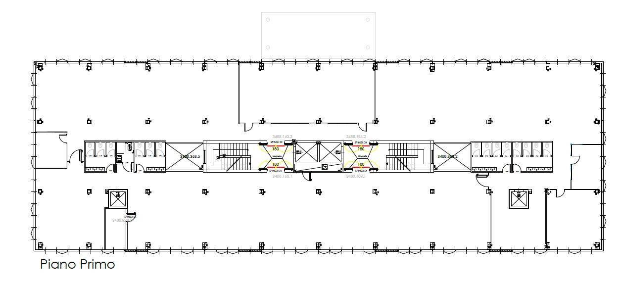 Ufficio in Via Giulio Vincenzo Bona, Roma, {3} - Planimetria 1