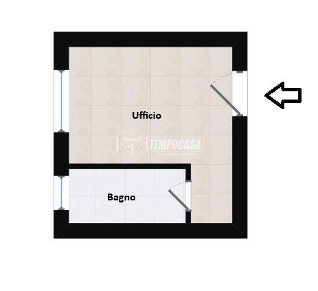 Ufficio in Via Francesco Nullo, Bergamo, {3} - Planimetria 1