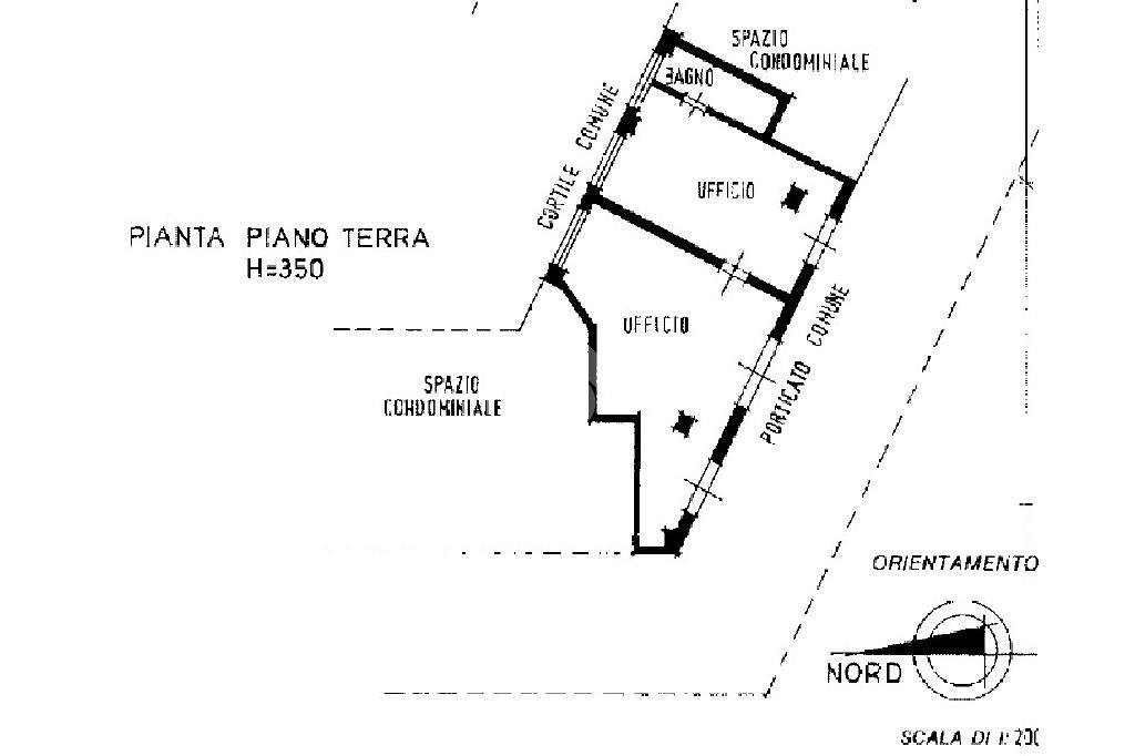 Ufficio in Via Bruno Buozzi 1, Reggio Emilia, {3} - Planimetria 1