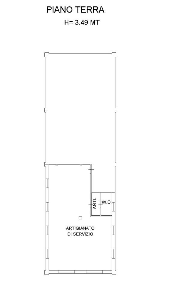 Ufficio in Via Marsilio da Padova 1, Reggio Emilia, {3} - Planimetria 1
