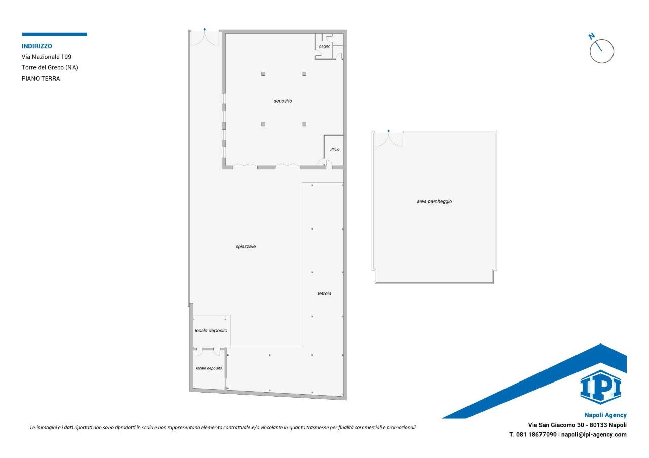 Negozio in Via Nazionale 313, Torre Del Greco, {3} - Planimetria 1
