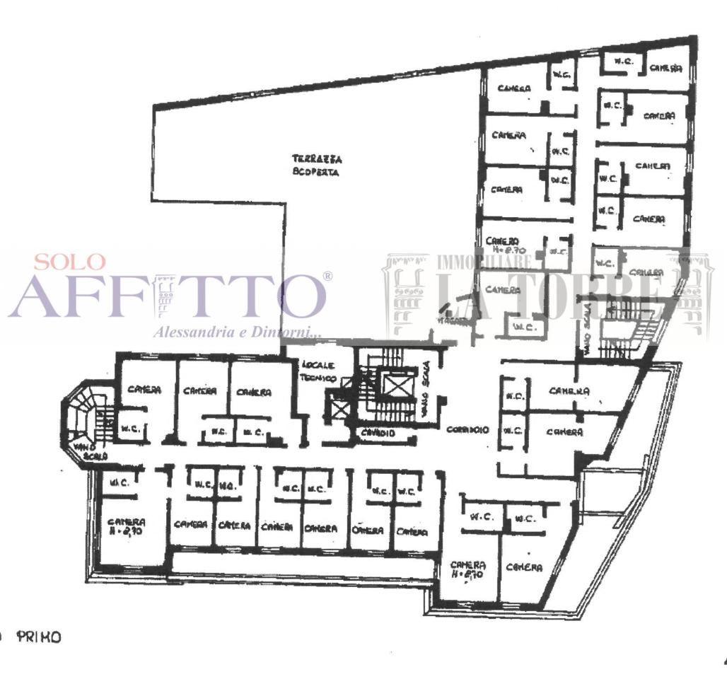 Albergo in Via Genova, Alessandria, {3} - Planimetria 1