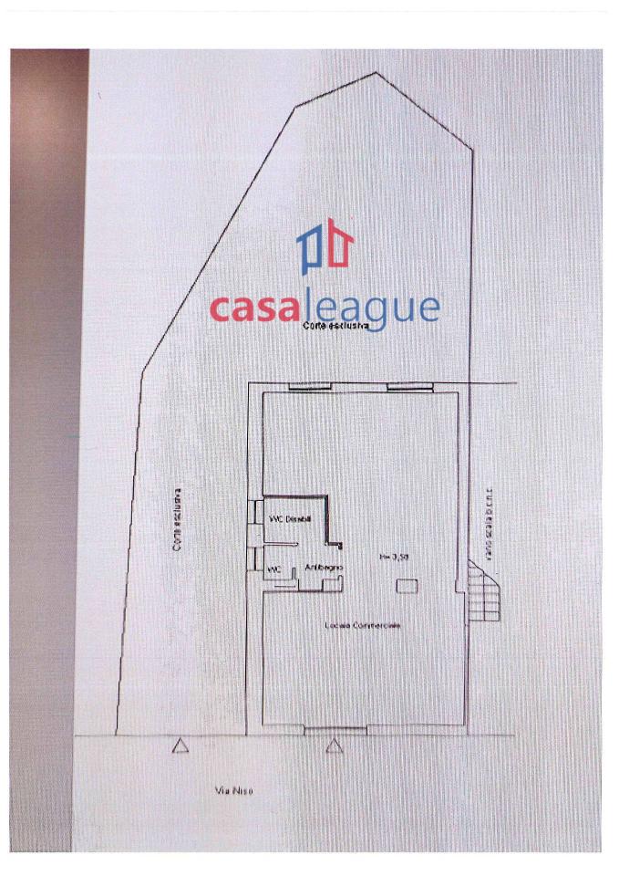 Negozio in Via Niso, Ardea, {3} - Planimetria 1