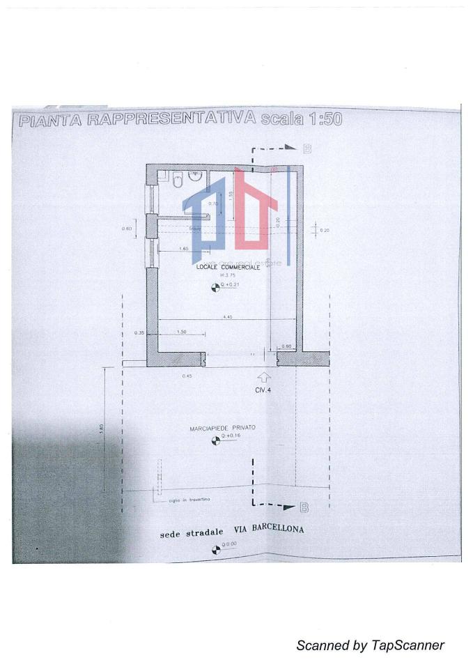 Negozio in Via Barcellona, Pomezia, {3} - Planimetria 1