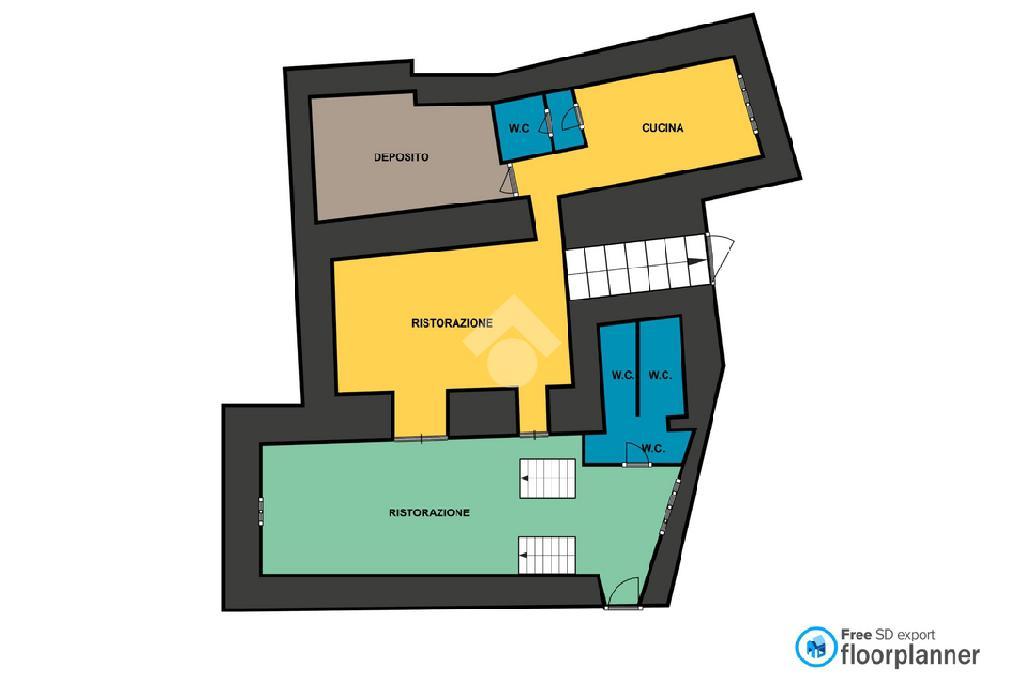 Negozio in Vico Paolo Finoglio 5, Conversano, {3} - Planimetria 1