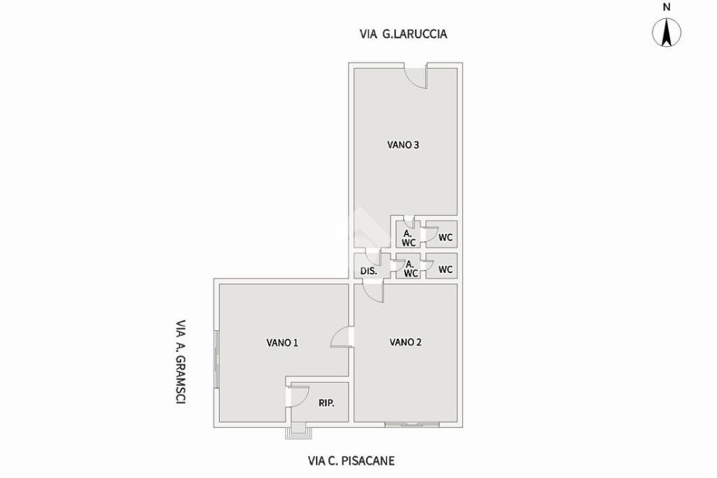 Ufficio in Via Gramsci 7, Conversano, {3} - Planimetria 1