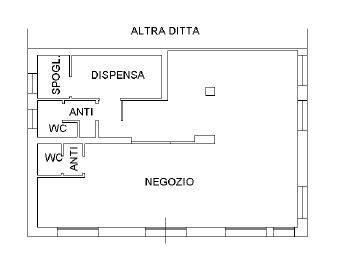 Negozio in Viale della Pace, Vicenza, {3} - Planimetria 1