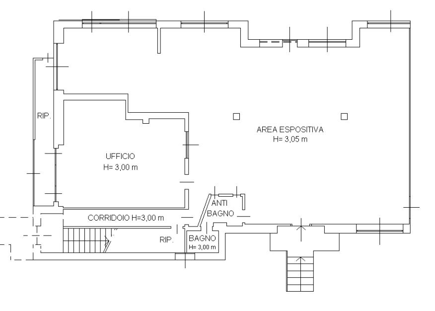 Negozio in Via Sottolusignana 22, Gozzano, {3} - Planimetria 1