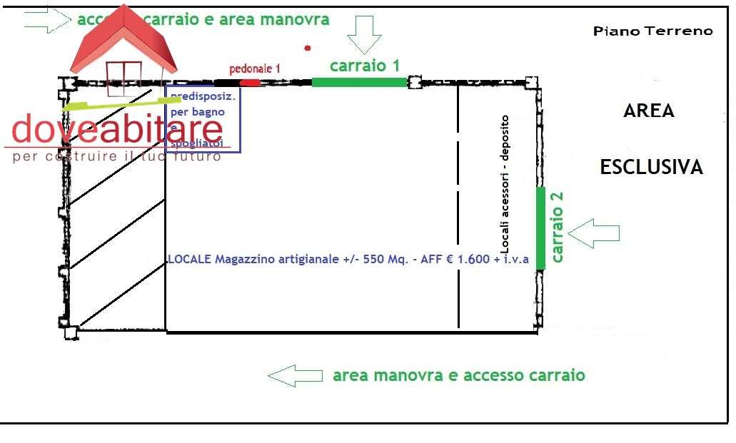 Magazzino in Via Lequio 46, Pinerolo - Foto 1