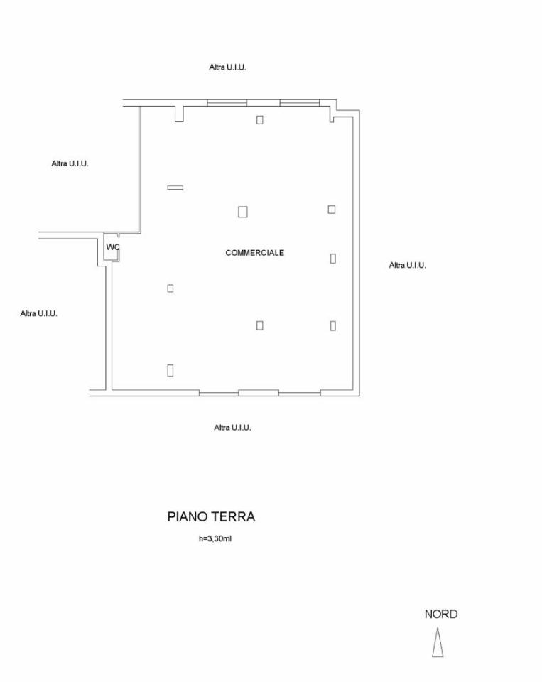 Negozio in Via Rio Fratta 32, Civita Castellana, {3} - Planimetria 1