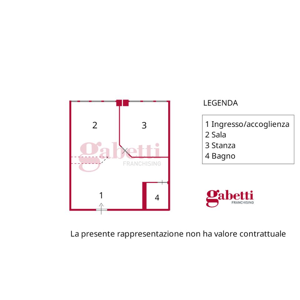 Ufficio in Via San Leonardo, Salerno, {3} - Planimetria 1