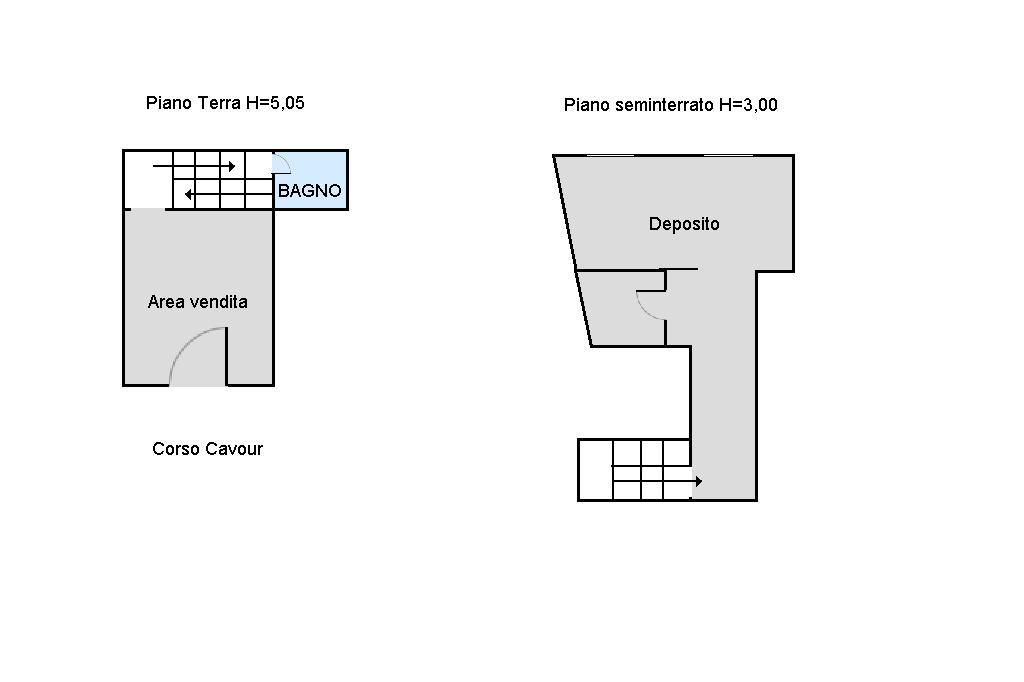 Negozio in Corso Cavor 197, Messina, {3} - Planimetria 1