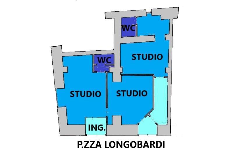 Ufficio in Piazza Campo dei Longobardi 20, Trani, {3} - Planimetria 1