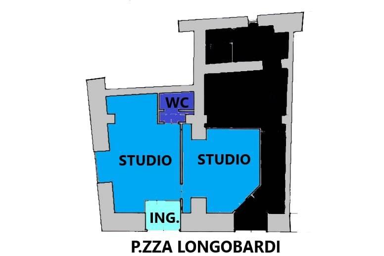 Ufficio in Piazza Campo dei Longobardi 20, Trani, {3} - Planimetria 1