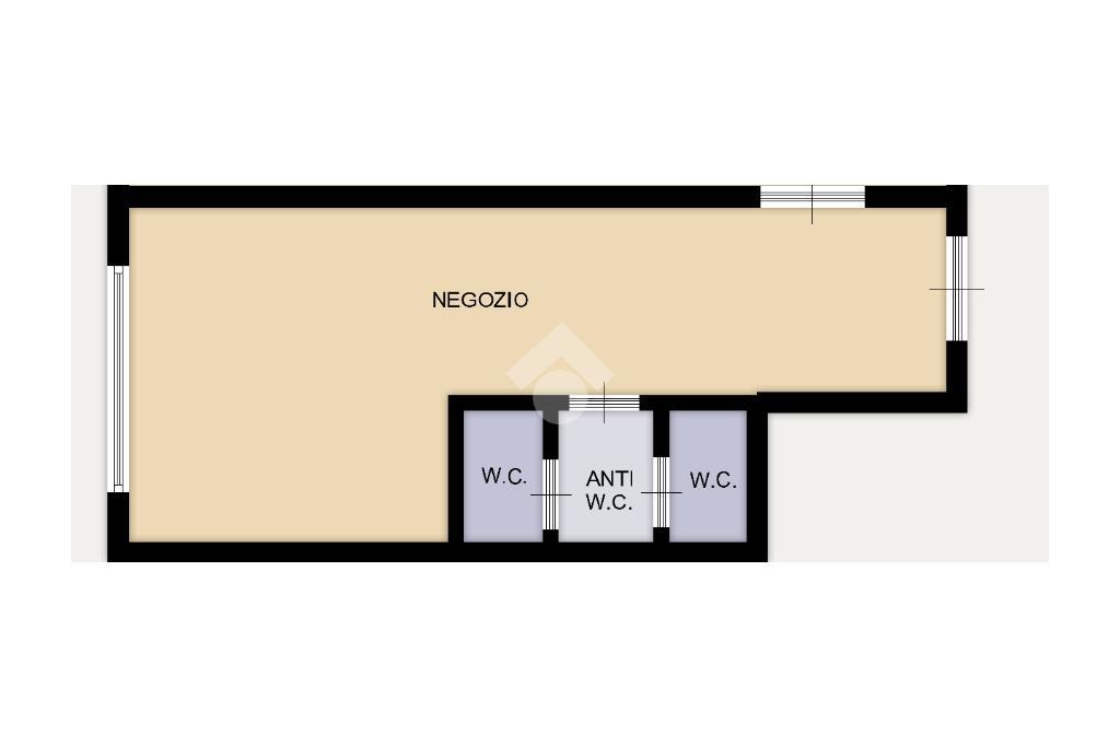 Negozio in Via delle Mioliche 53, Rovereto, {3} - Planimetria 1