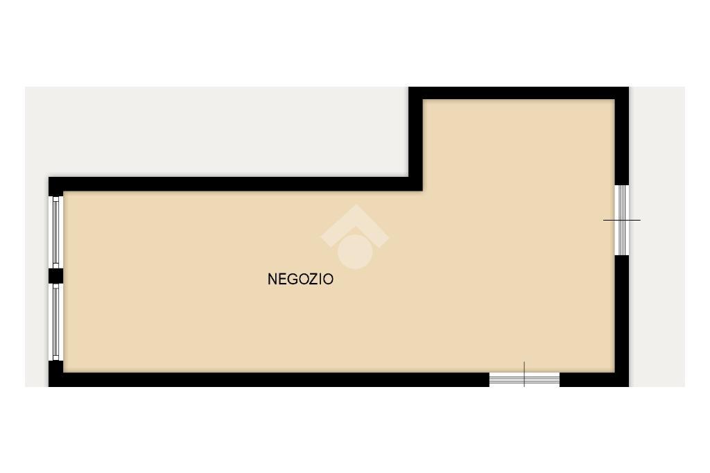 Negozio in Via delle Maiolich 53, Rovereto, {3} - Planimetria 1