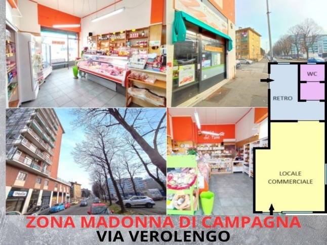 Negozio in Via Verolengo 64, Torino, {3} - Foto 1