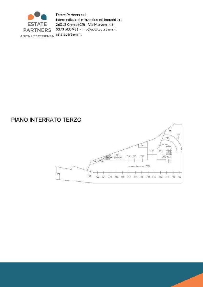 Parcheggio chiuso in Via Andrea Doria 2, Nova Milanese, {3} - Planimetria 1