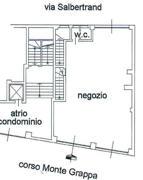 Negozio in Corso Montegrappa 9, Torino, {3} - Planimetria 1