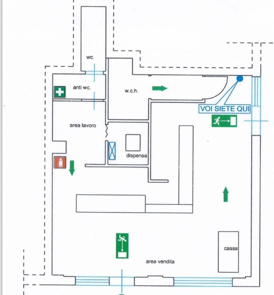 Negozio in Via Edmondo De Amicis 2, Palermo, {3} - Planimetria 1