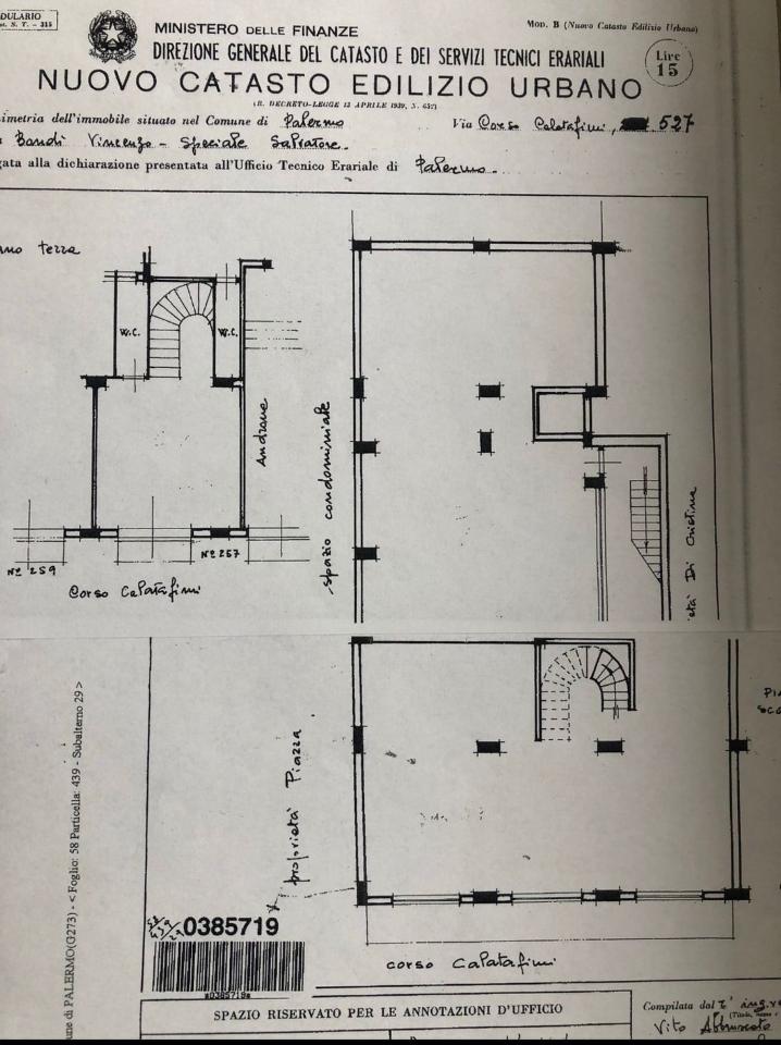 Negozio in Calatafimi 527, Palermo, {3} - Planimetria 1