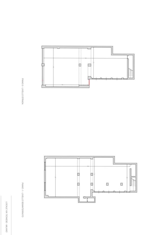 Negozio in Corso di Porta Ticinese, Milano, {3} - Planimetria 1