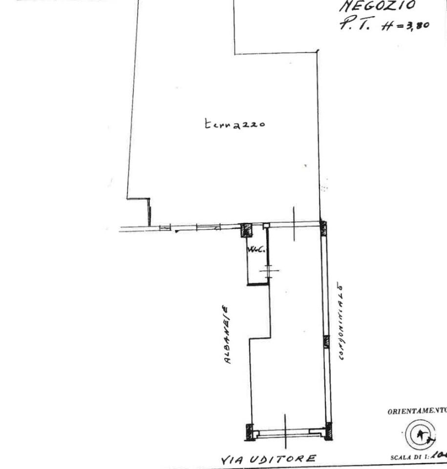 Negozio in Via Uditore 10, Palermo, {3} - Planimetria 1