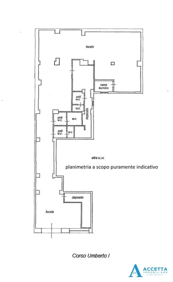 Negozio in Corso Umberto I 79, Taranto, {3} - Planimetria 1