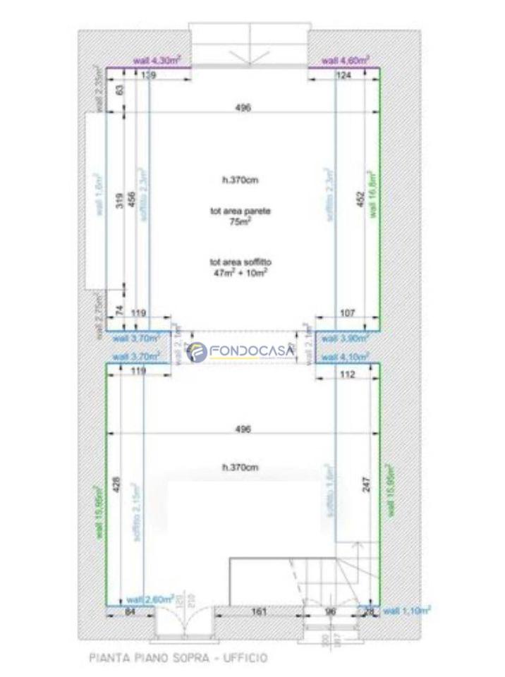 Negozio in Via Giovanni Rasori, Milano, {3} - Planimetria 1