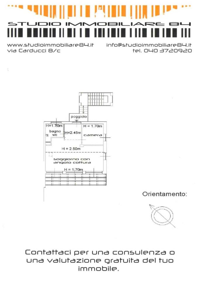 Attico in affitto, Via Moncolano, Trieste - Planimetria 1